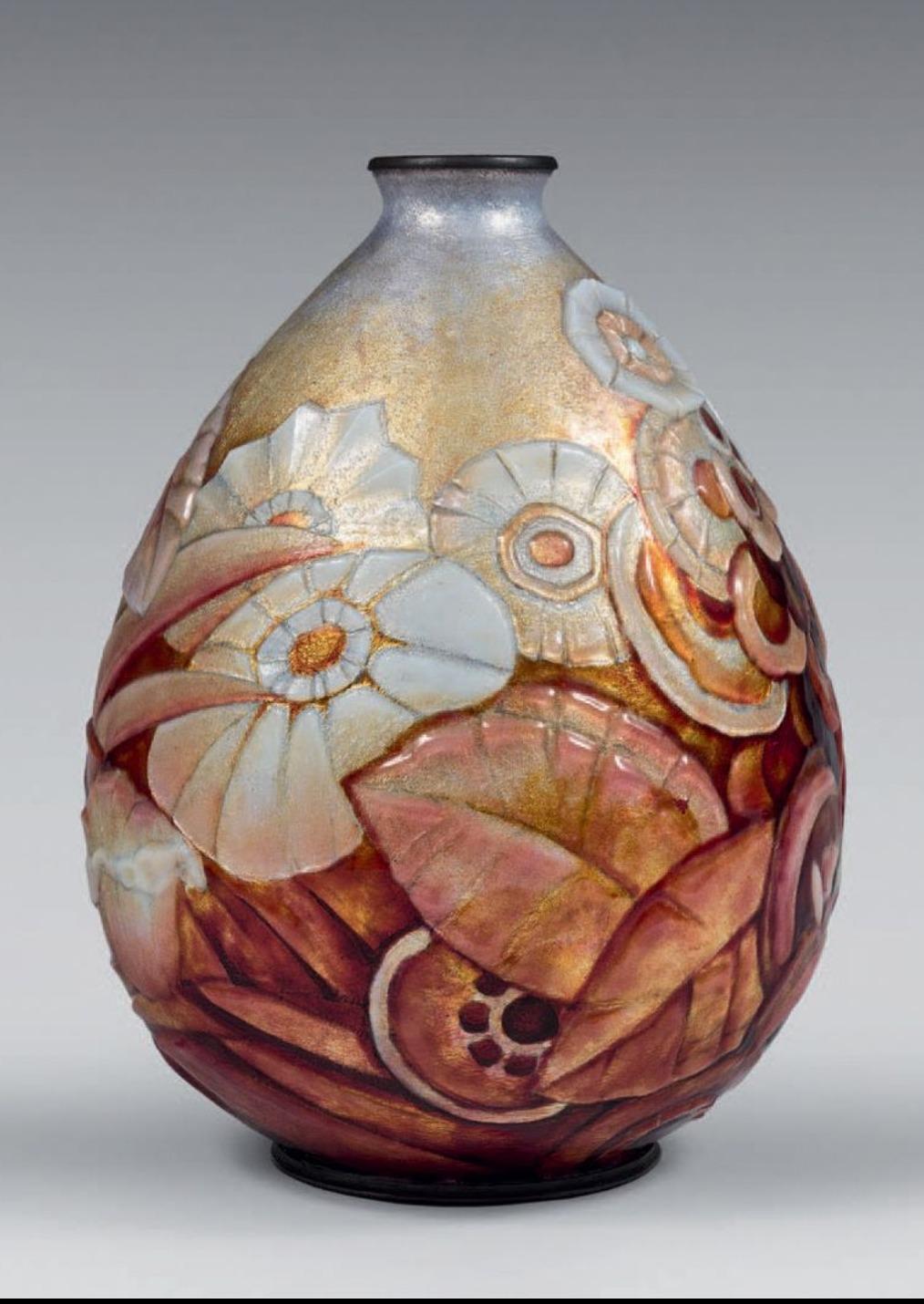 Mid-20th Century Vase Faure For Sale