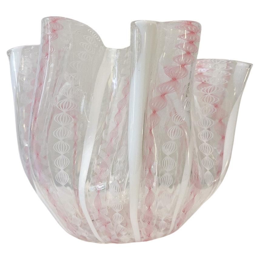 Vase "Fazzoletto" von Paolo Venini für Venini, Italien, 1950er Jahre