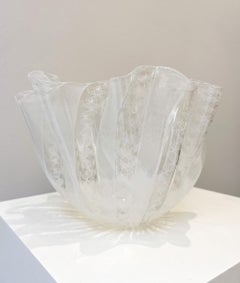 Vase "Fazzoletto Zanfirico" by Fulvio Bianconi for Venini, Italy, 1950s