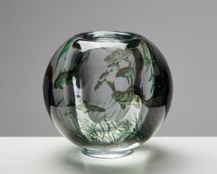 Vase ‘Fiskgraal’ Designed by Edward Hald, for Orrefors, Sweden, 1945