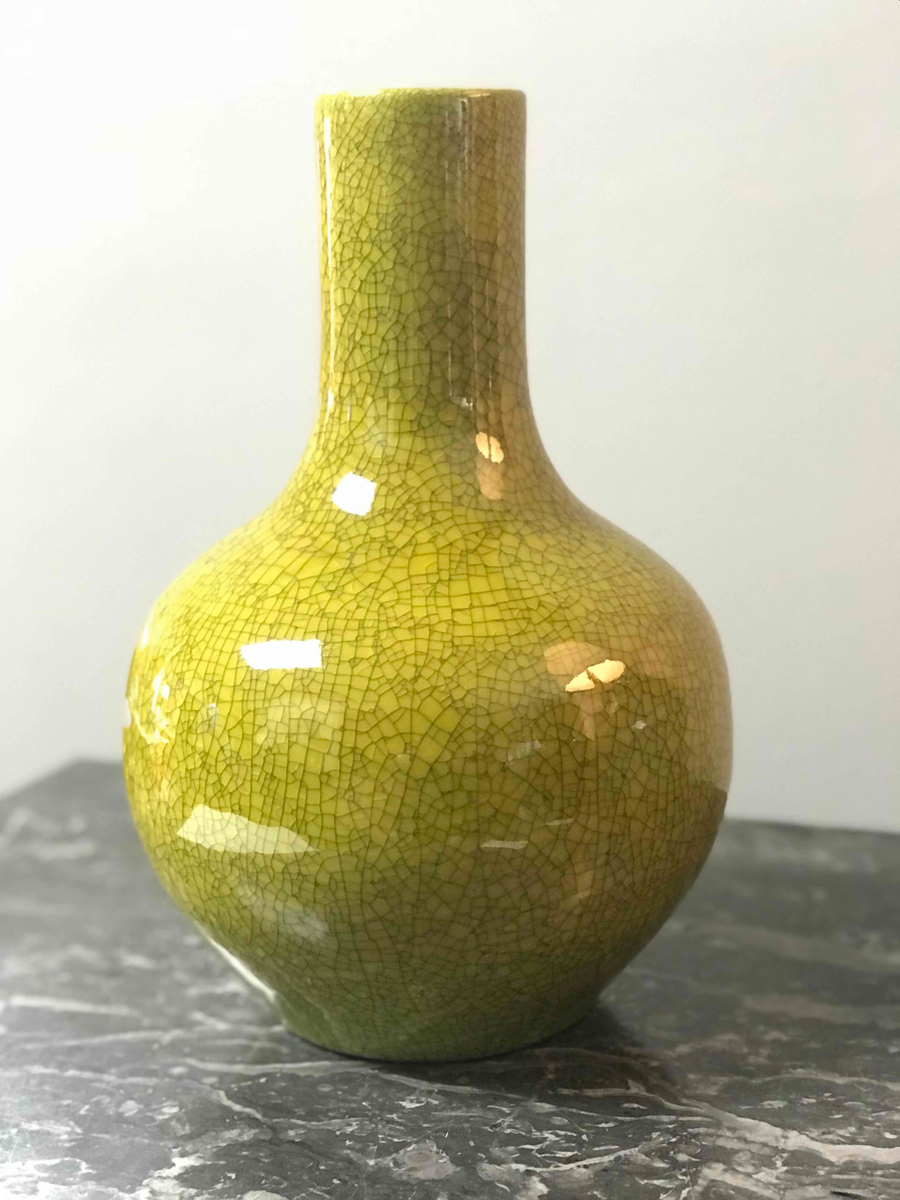 A vase.