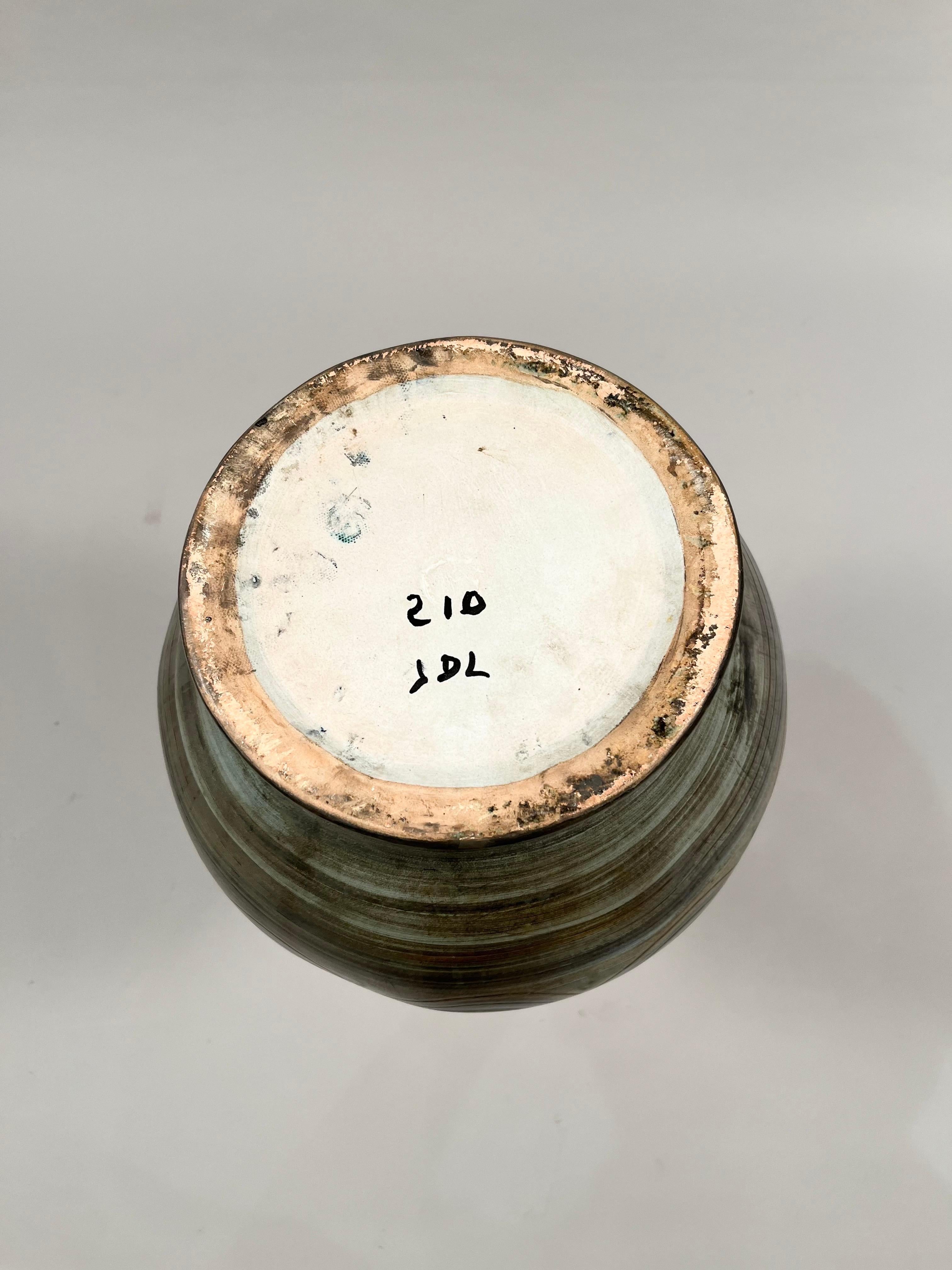 Enameled Vase For Sale