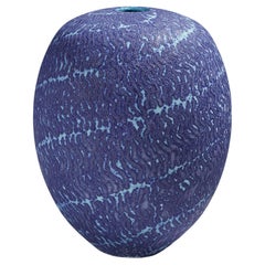 Blue Ceramic Vase, Peter Beard