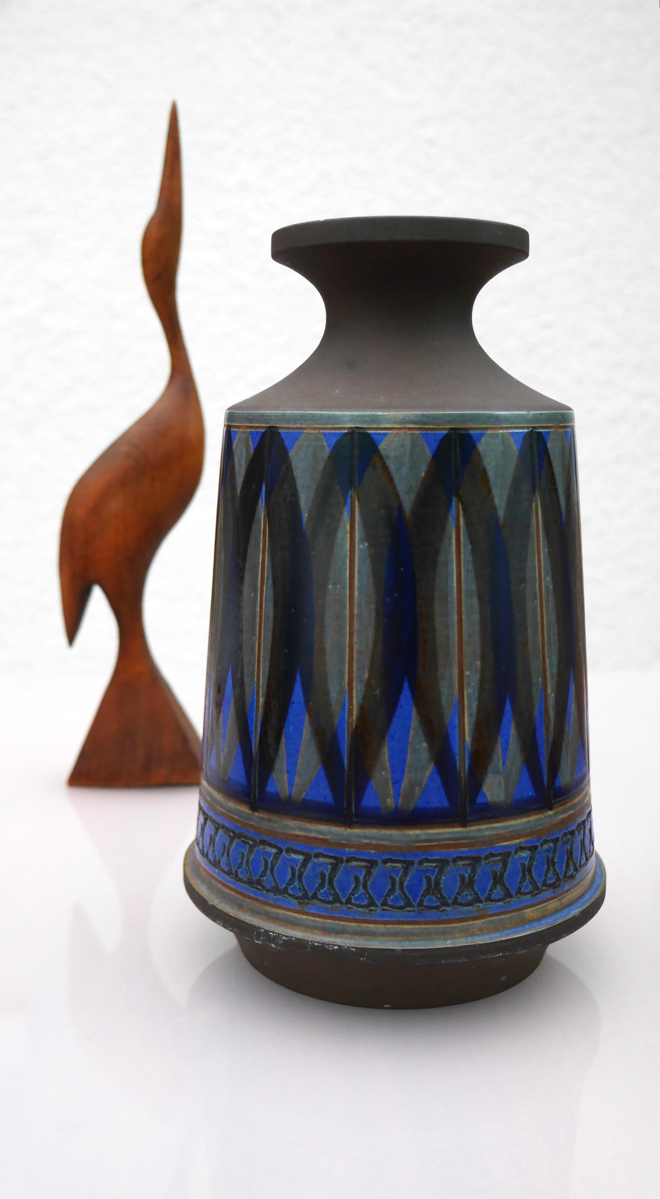 Vase aus Alingsås, Schweden von Ulla Wihnblad im Angebot 2