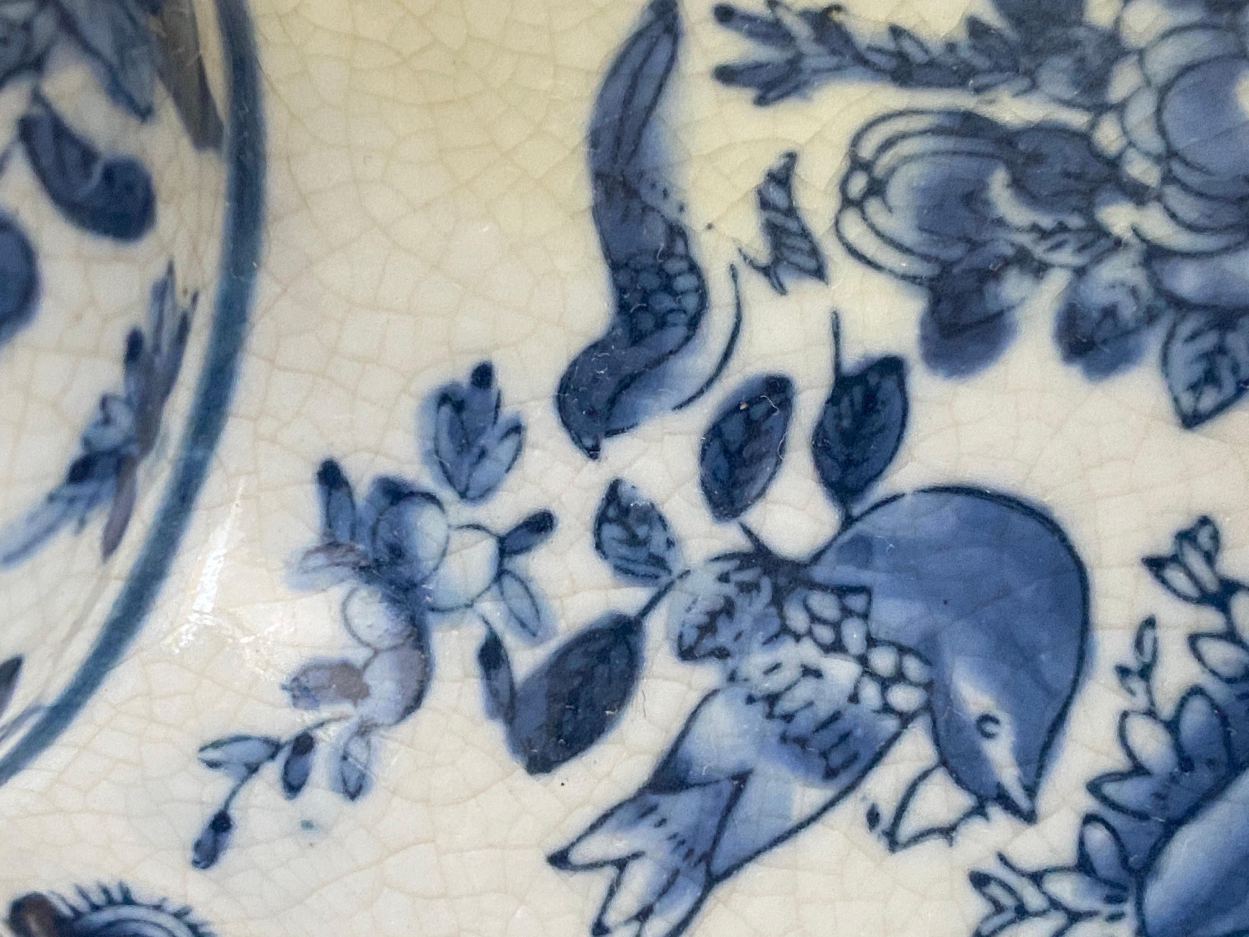 Chinese Export Vase from China, 19th Century, Blue and White, Porcelain For Sale