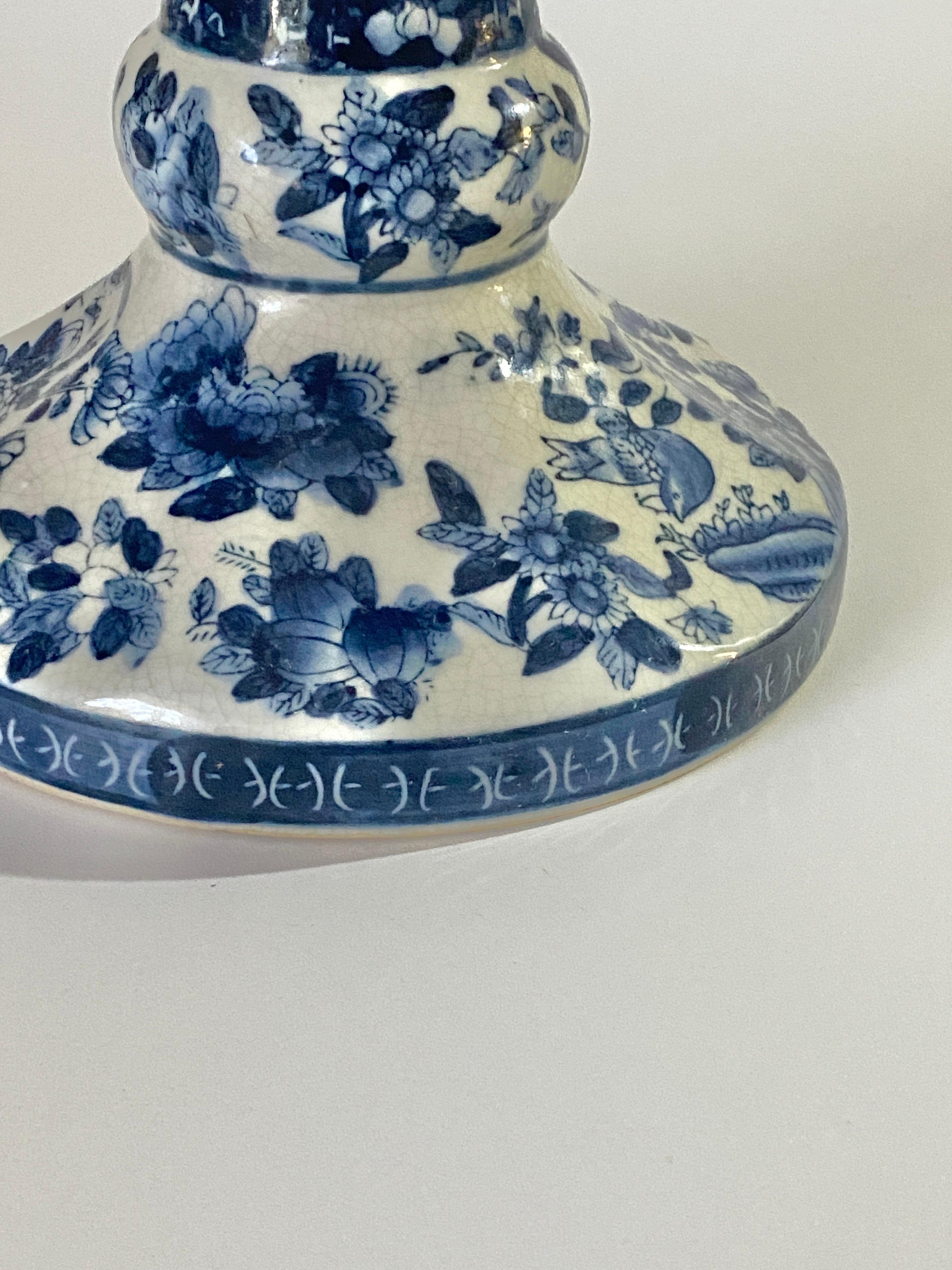 Vase from China, 19th Century, Blue and White, Porcelain For Sale 1