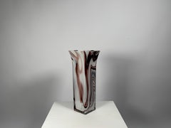 Sergio Asti, Vase „Demodè“ für Venini, Murano-Glas, Italien, 1968