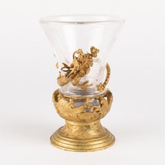 Vase aus dem Escalier de Cristal, montiert aus vergoldeter Bronze, 19. Jahrhundert