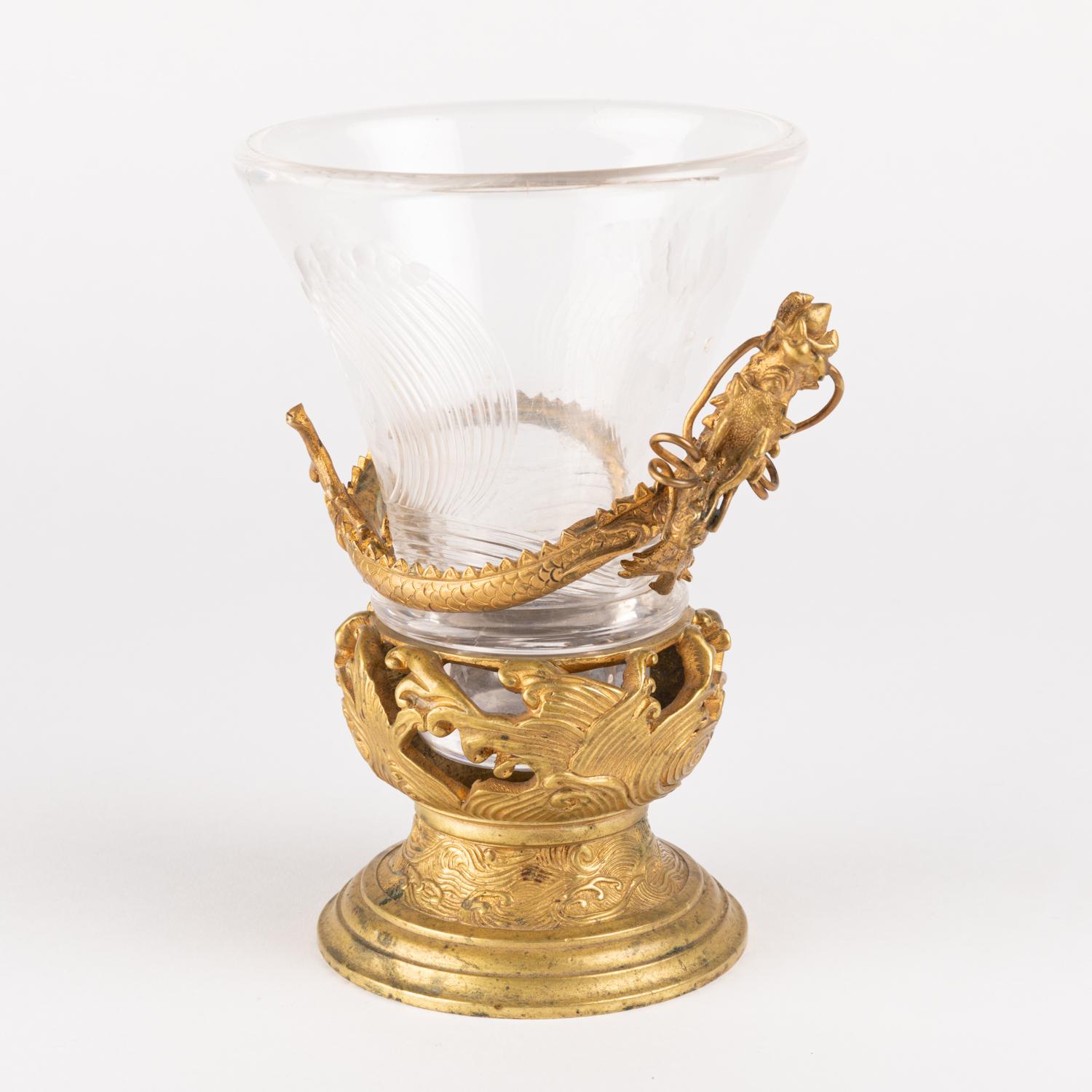 Vase from the Escalier de Cristal, Gilt Bronze Mounting, 19th century For Sale 2