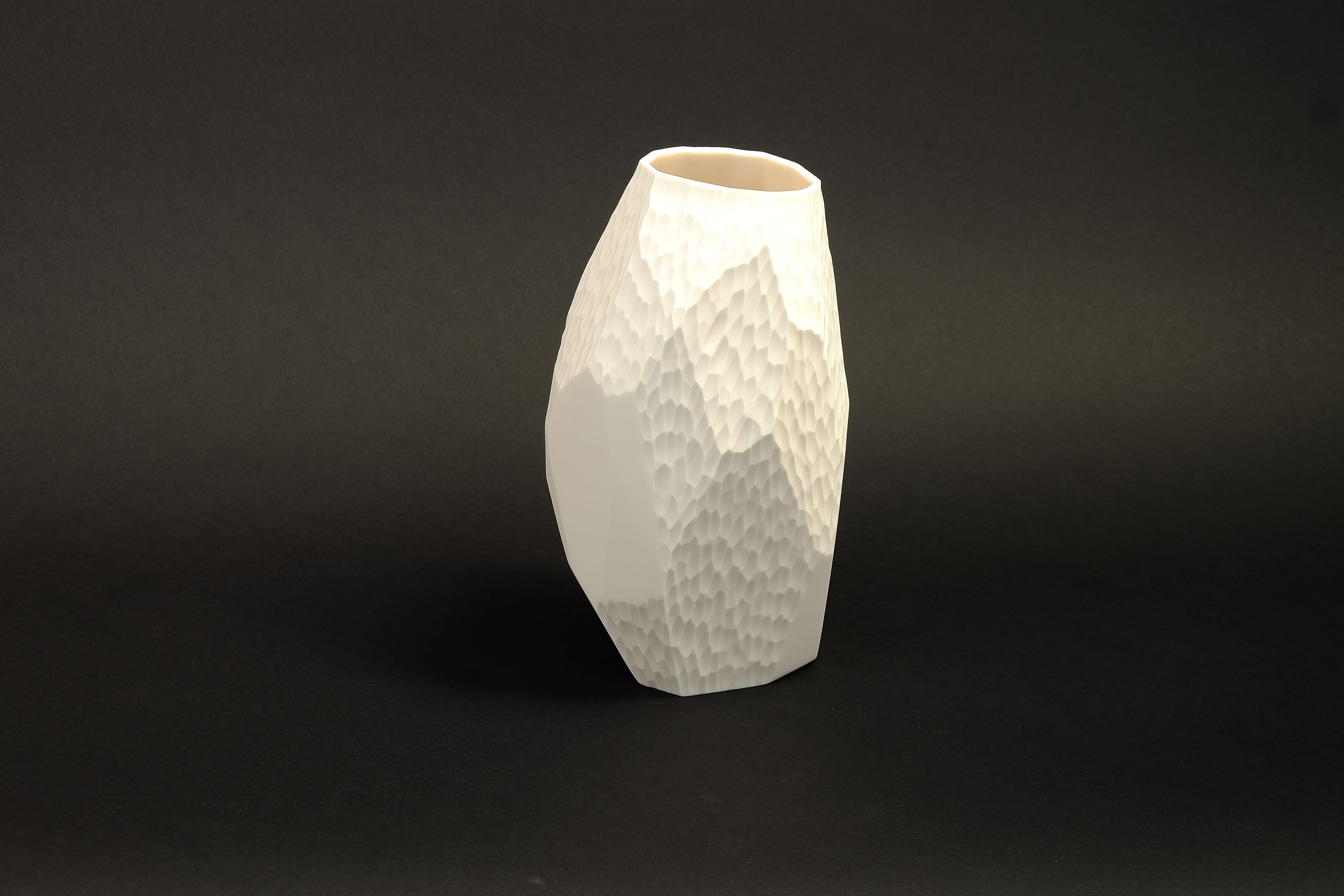 Porcelain Vase from the Fragments Series For Sale