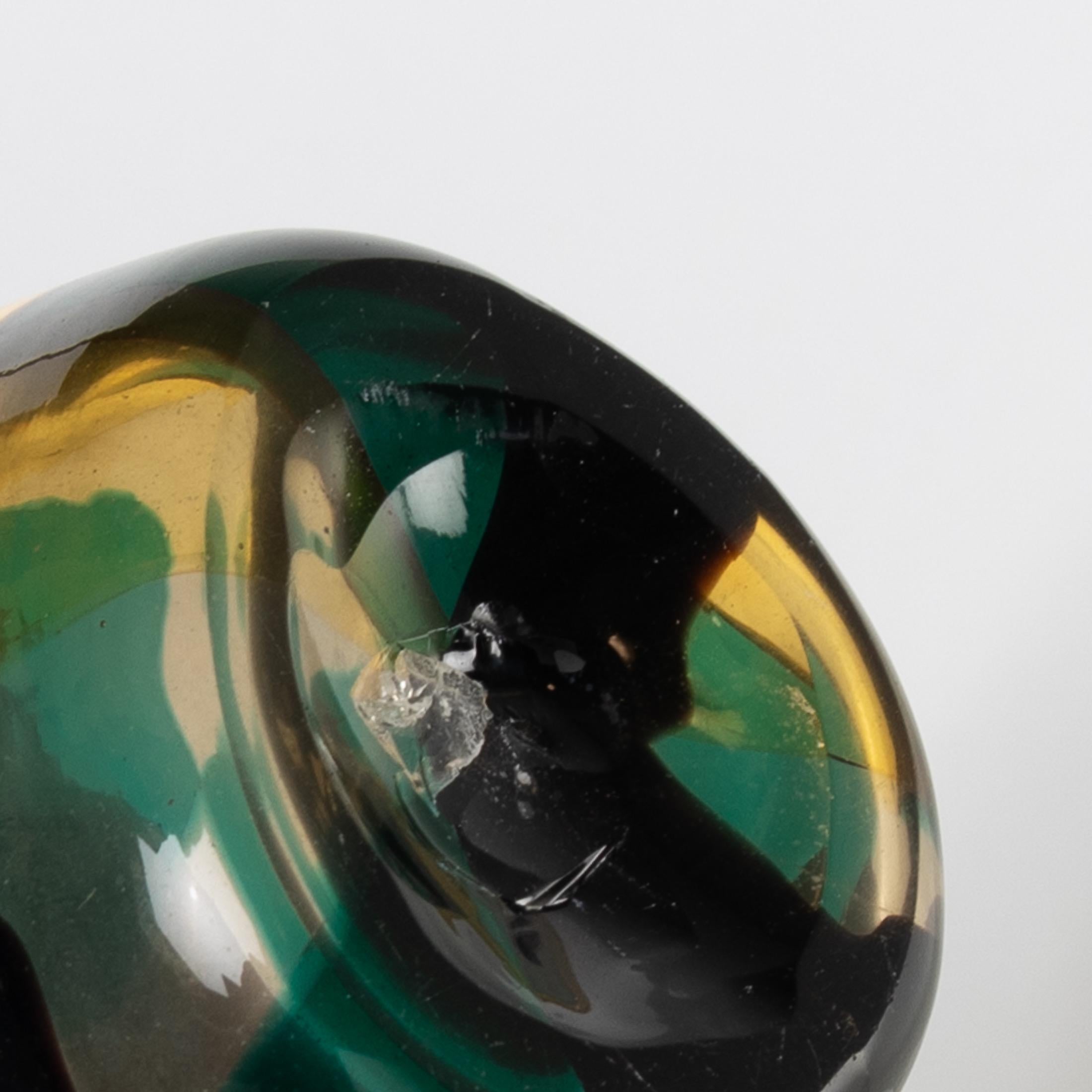 Art Glass Vase from the “Pezzato” Series 'Referenced under Number 4393' by Fulvio Bianconi
