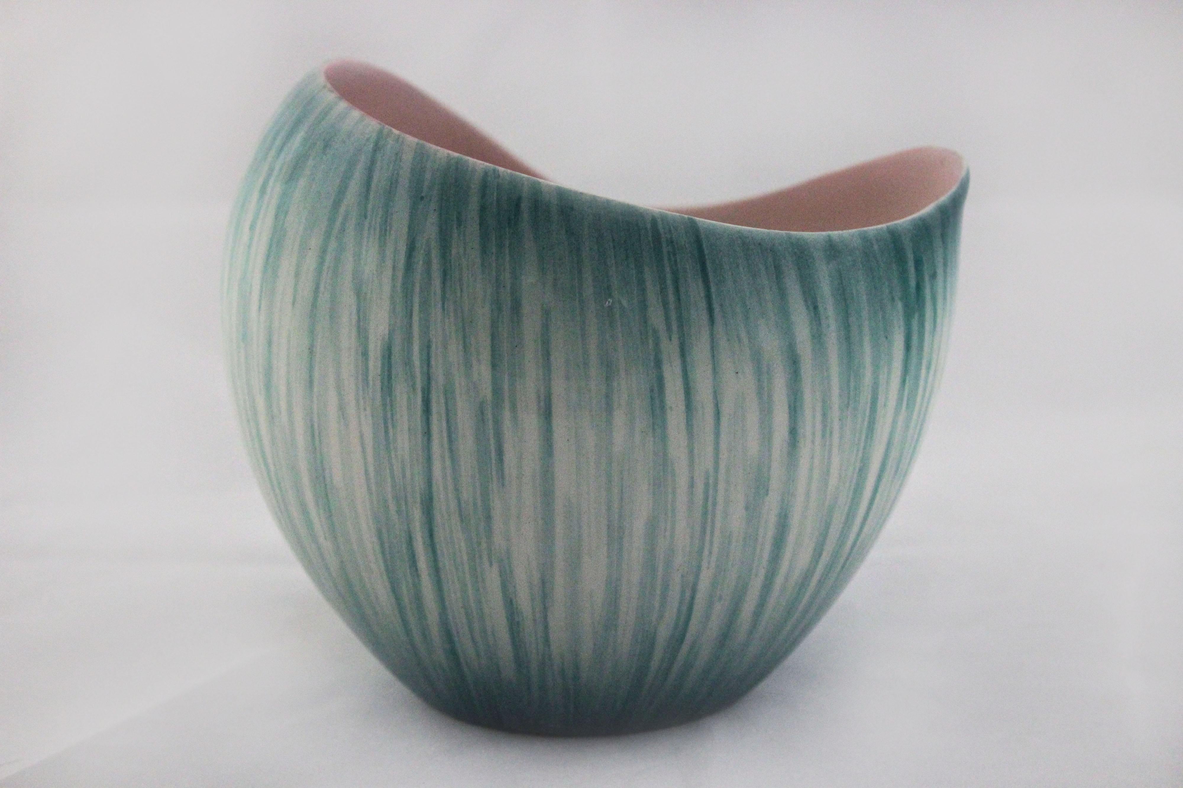 Vaso in ceramica firmato Vibi Torino