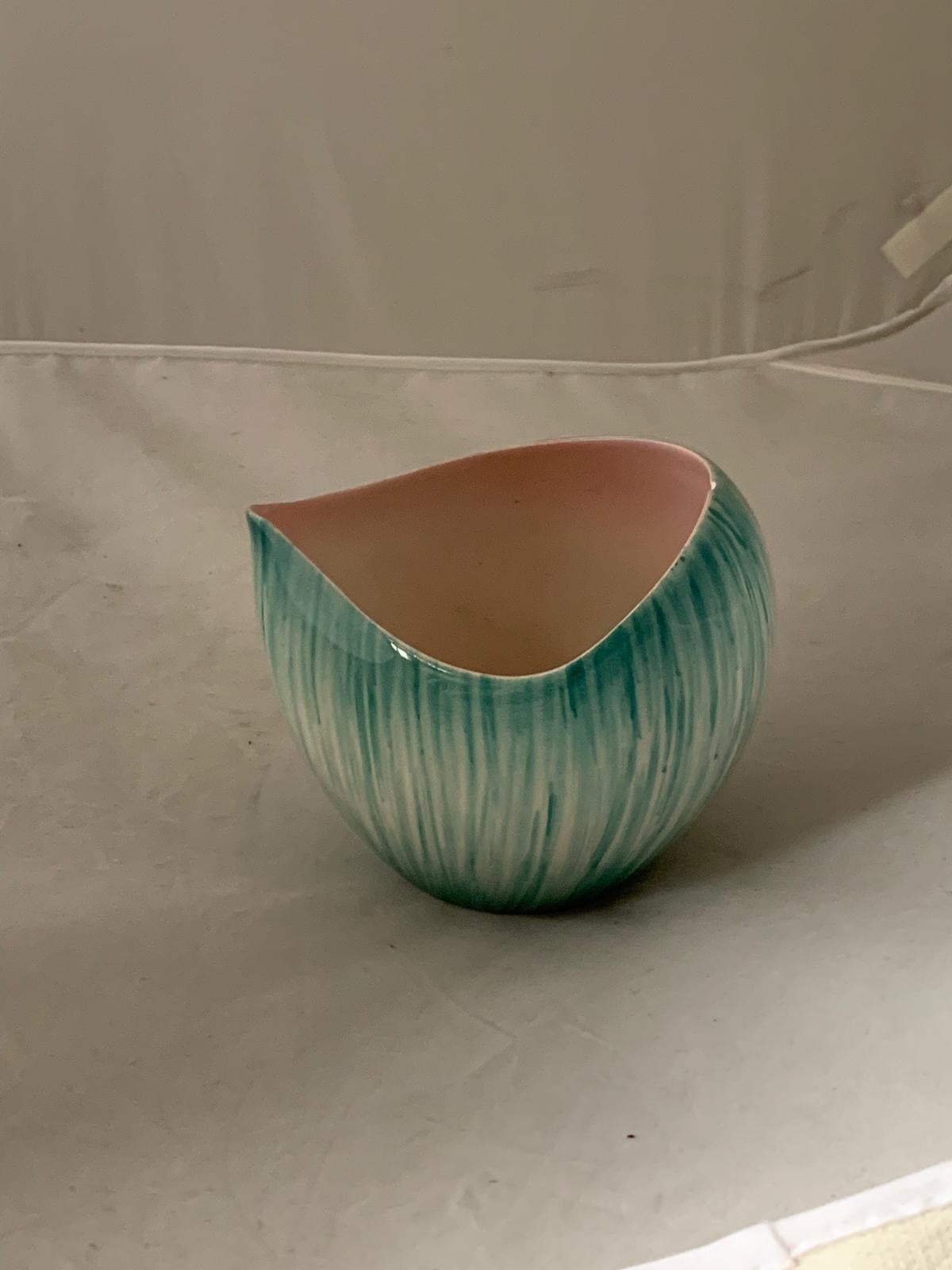 Ceramica Vaso di Vibi, anni '50 in vendita