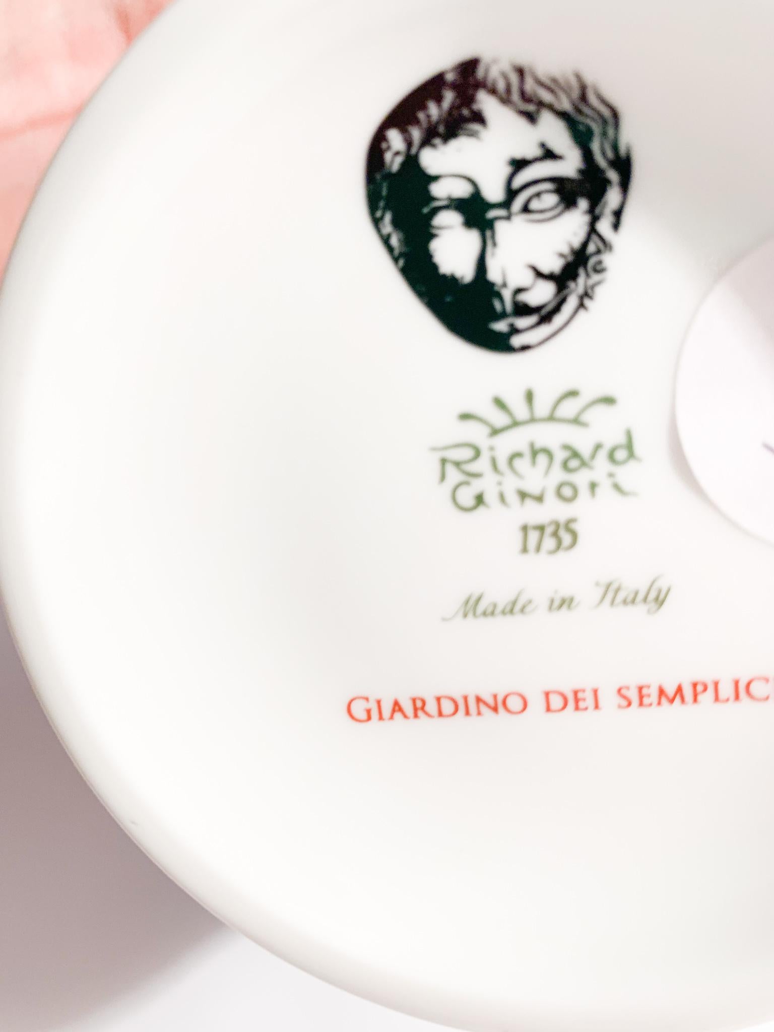 Vase Giardino dei Semplici Collection in Ceramic Ri-edition by Richard Ginori 3