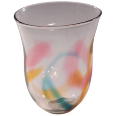 Vase Glass Sweden 1960s U. Hydman-Vallien Kosta Boda