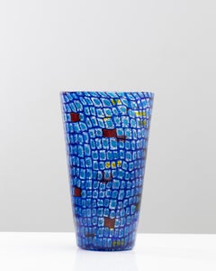 Vase "Grenadine" conçu par Gianni Versace pour Venini Murano, Italie