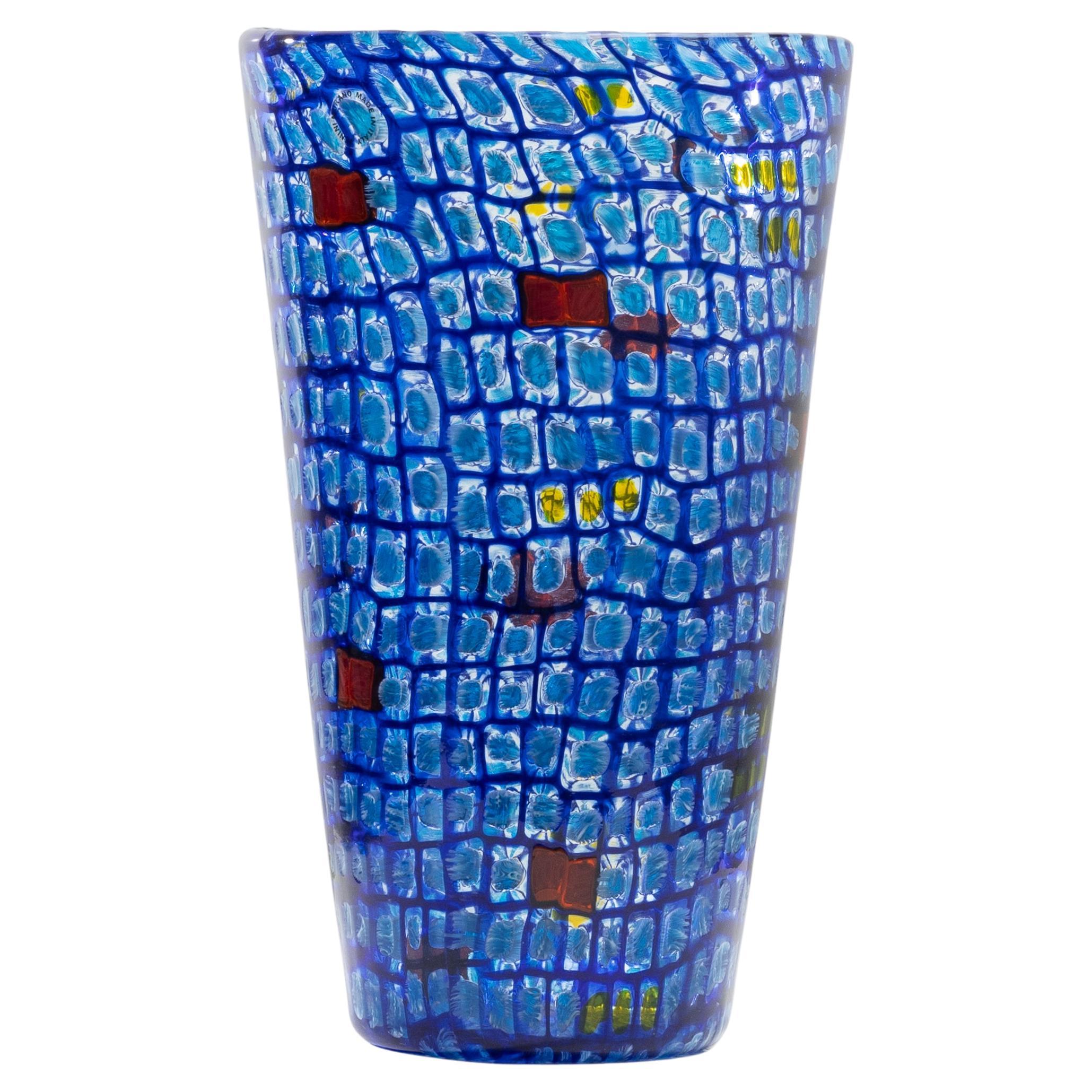 Vase “Grenadine” designed by Gianni Versace for Venini Murano, Italy