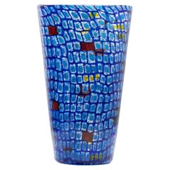Vase "Grenadine" conçu par Gianni Versace pour Venini Murano, Italie