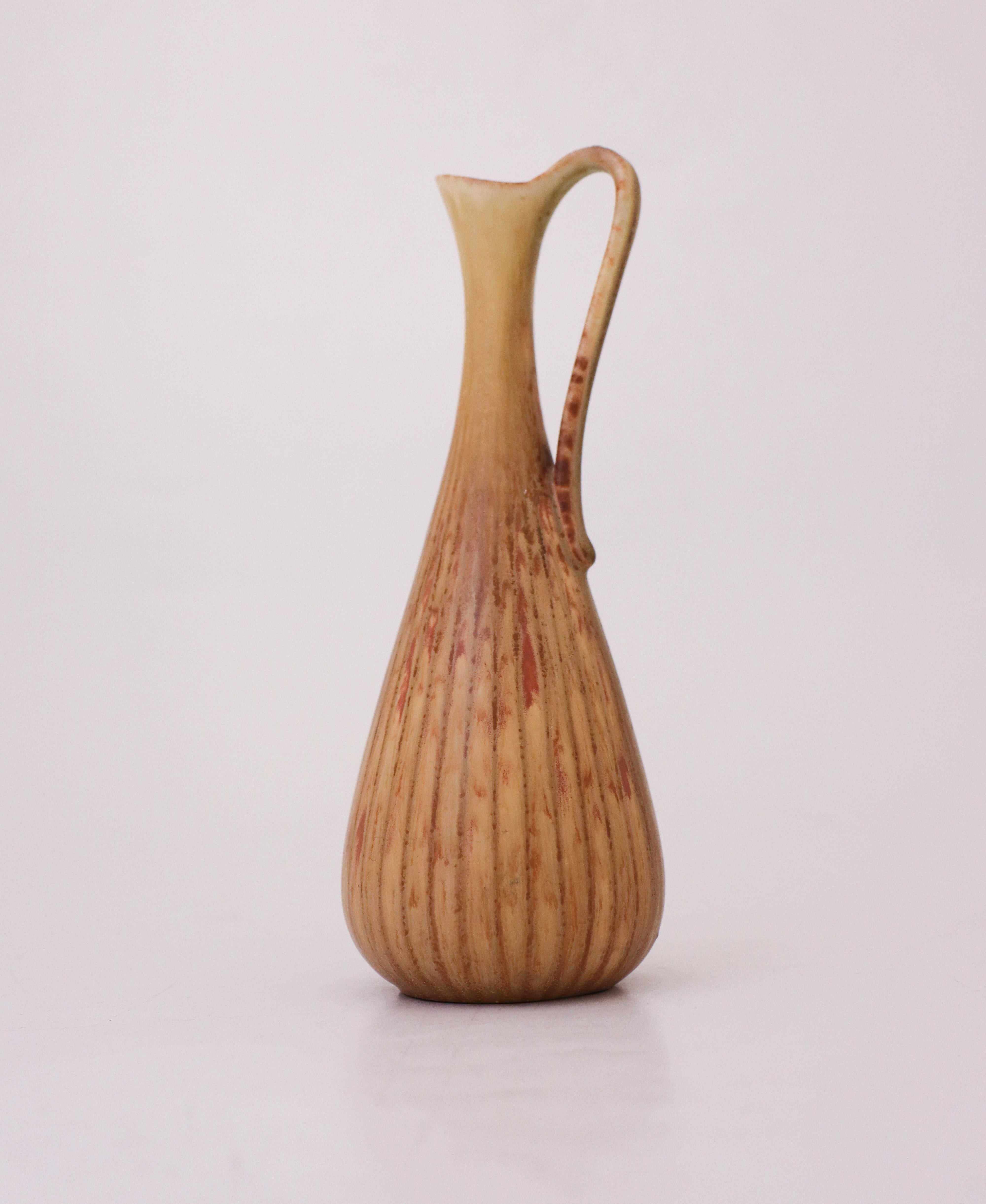 Glazed Vase, Gunnar Nylund, Rörstrand, 1950s, Mid Century Vintage, Scandinavian Design For Sale