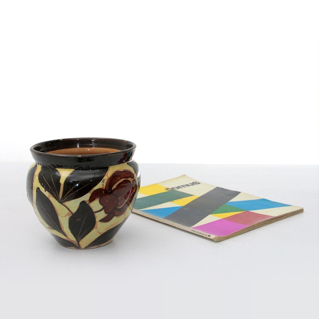 Vaso in ceramica di Albisola, anni '30 in vendita 3