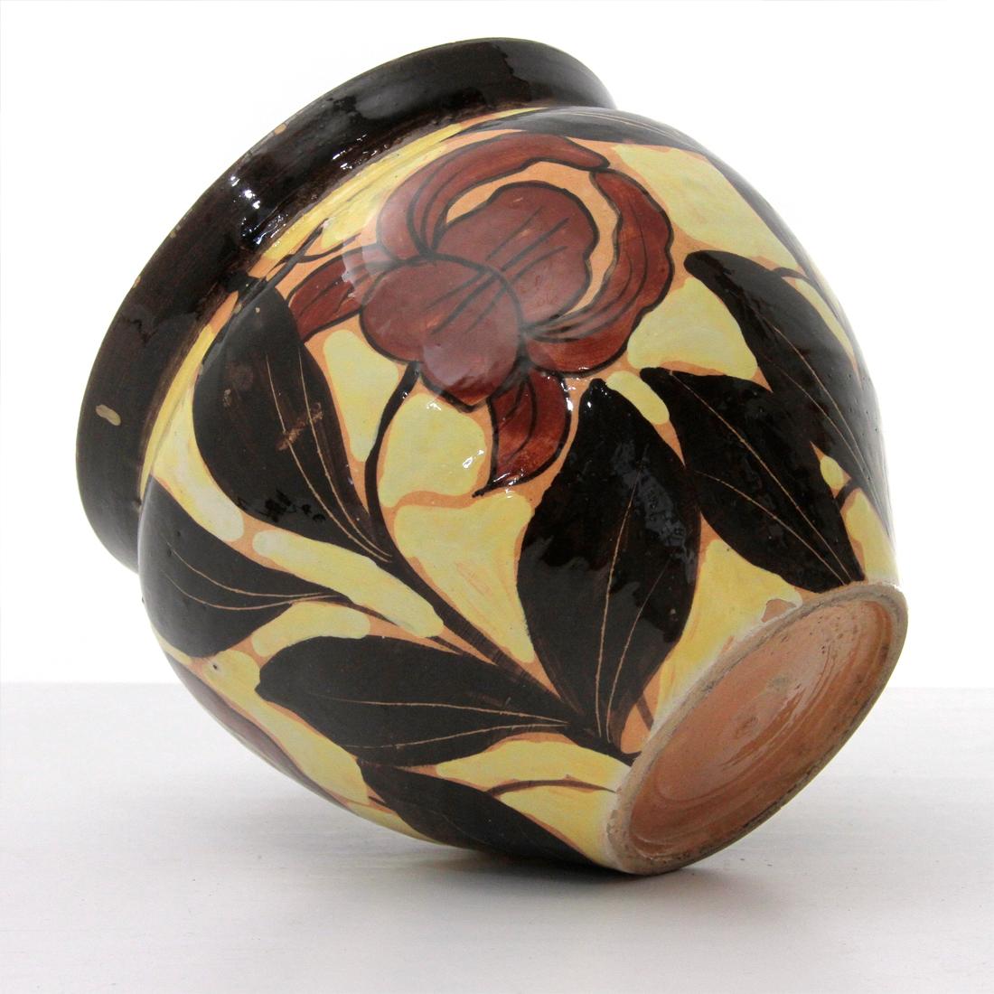 Italiano Vaso in ceramica di Albisola, anni '30 in vendita