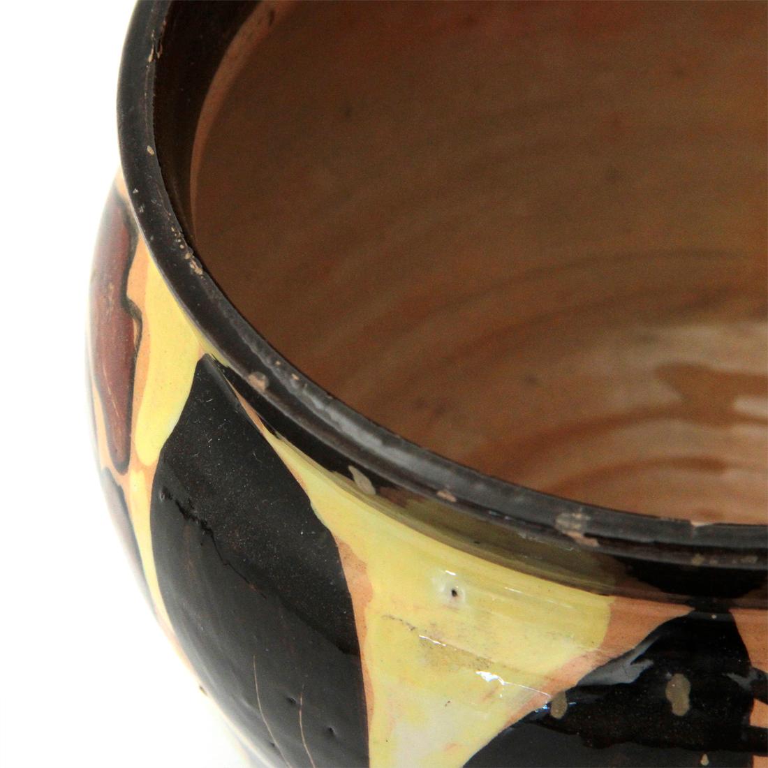 Metà XX secolo Vaso in ceramica di Albisola, anni '30 in vendita