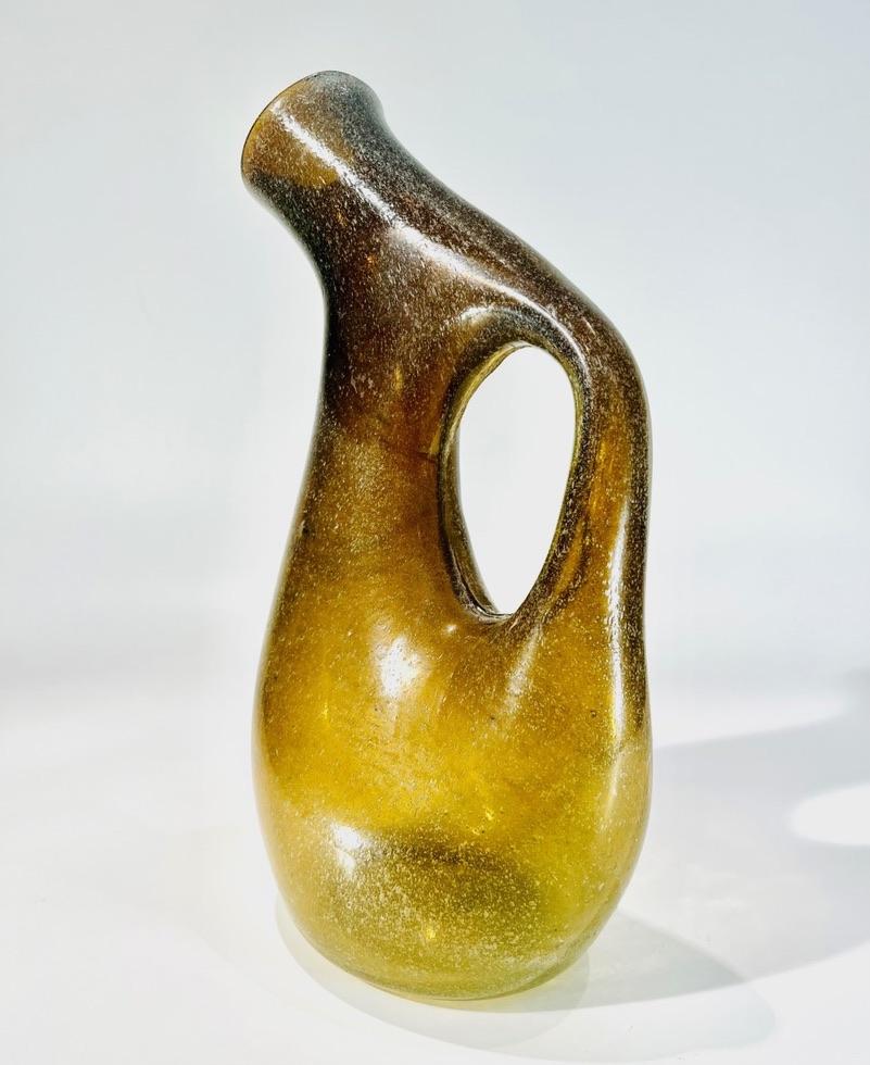 Style international Vase en verre soufflé attribué à Fulvio Bianconi circa 1950 en vente