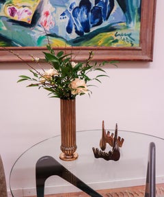Vase in Brass - Skultuna, Sweden - Pierre Forsell 1983