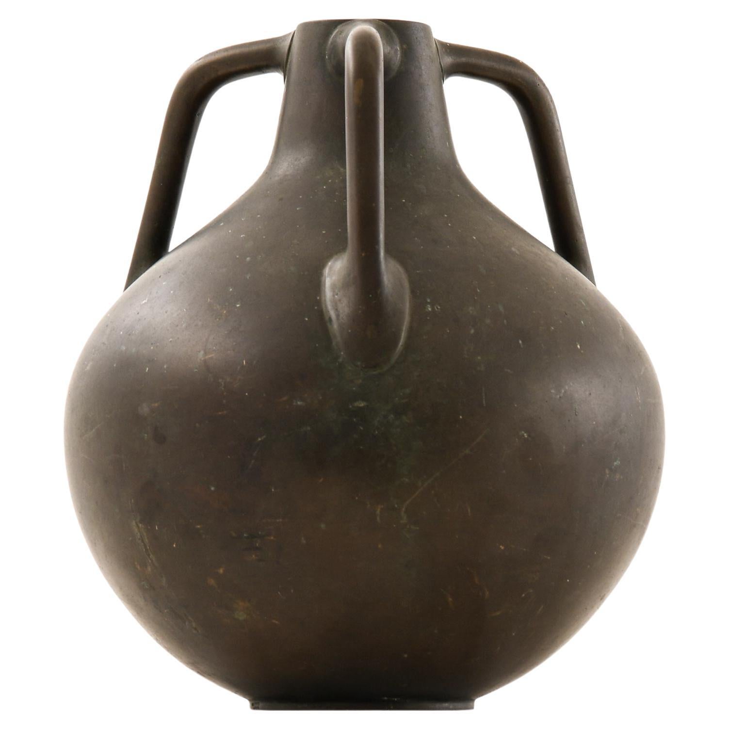 Vase in Bronze, 1940s For Sale