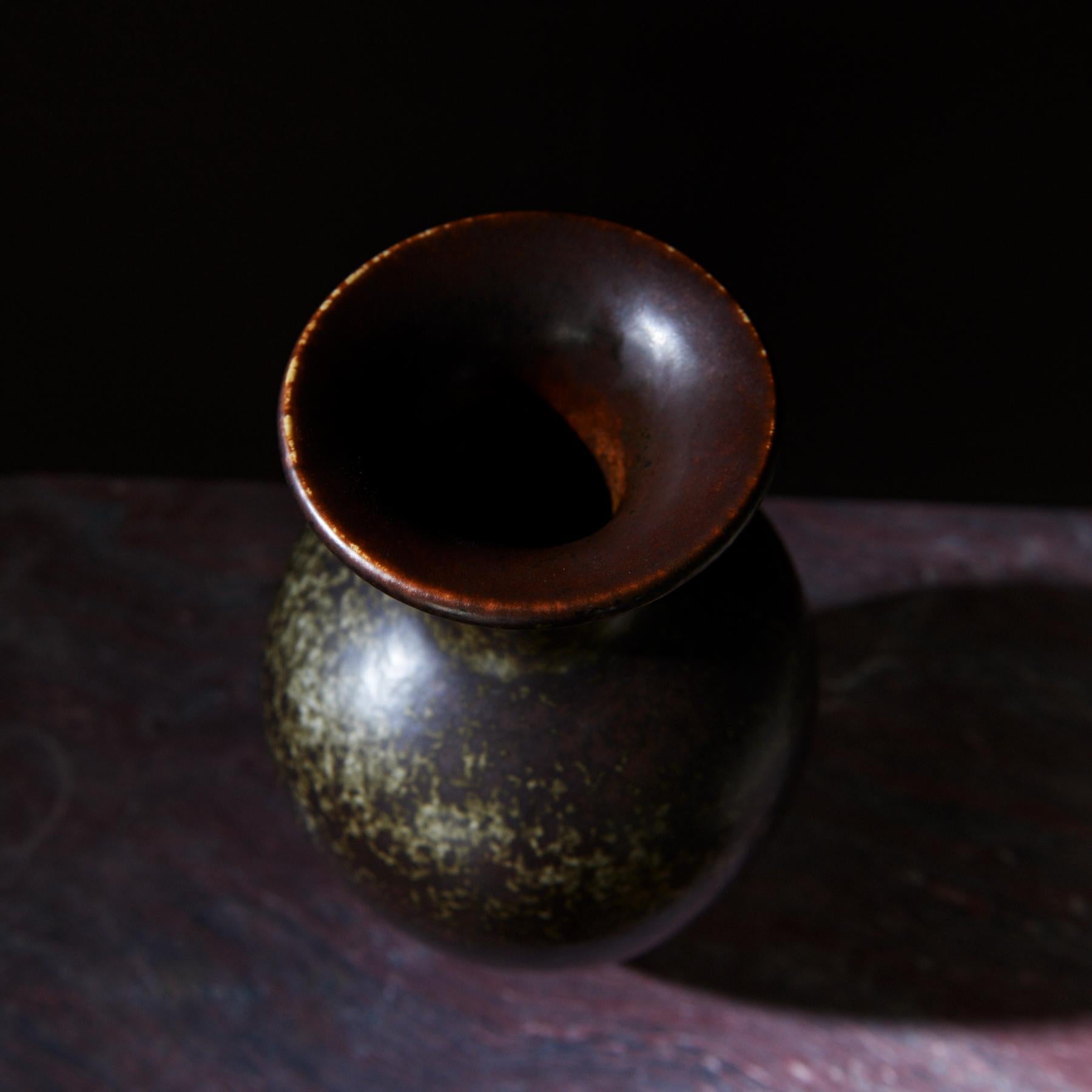 European Vase in Ceramic by Gunnar Nylund For Sale