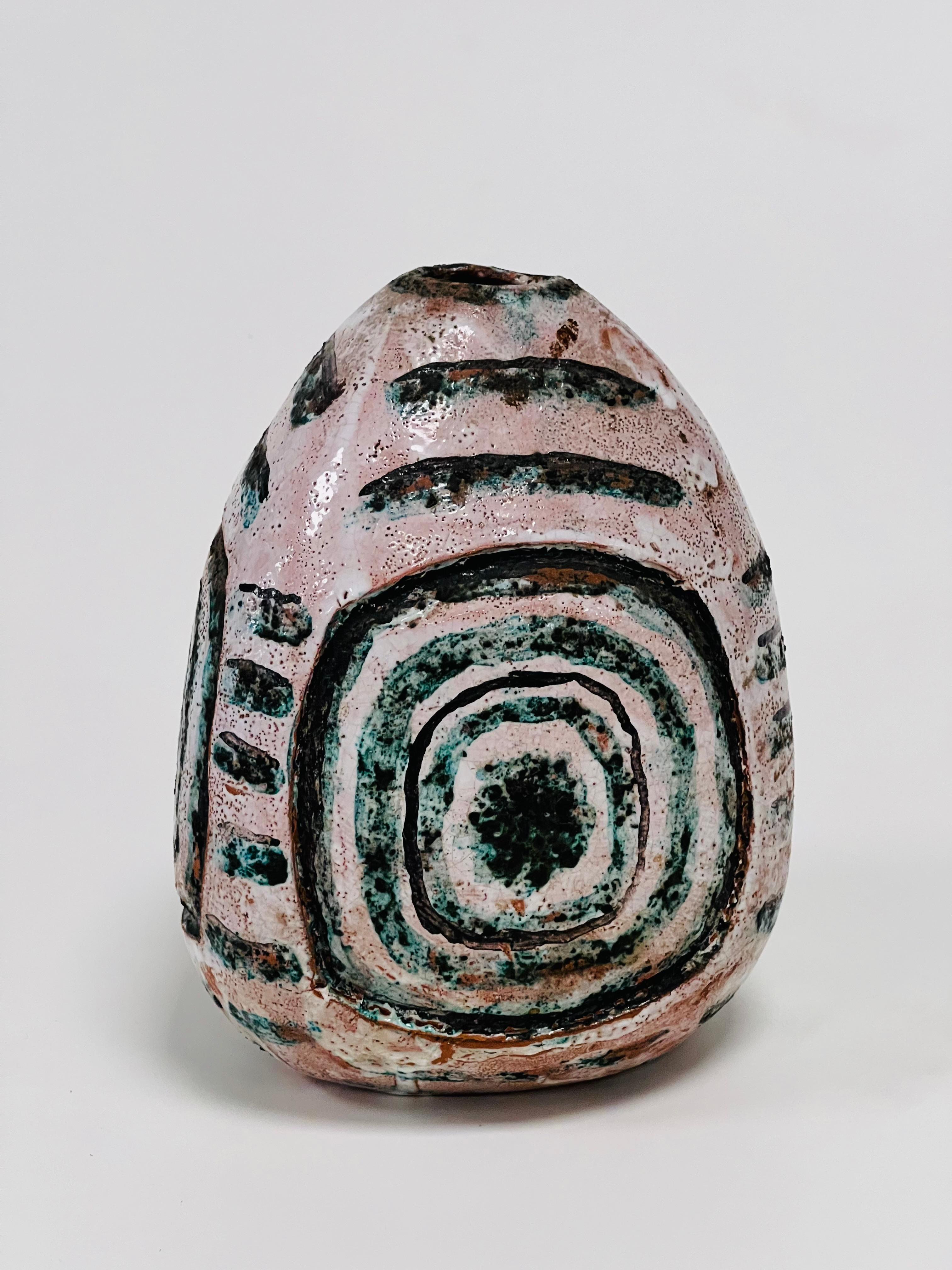 International Style Vaso in ceramica firmato .Dubois in vendita