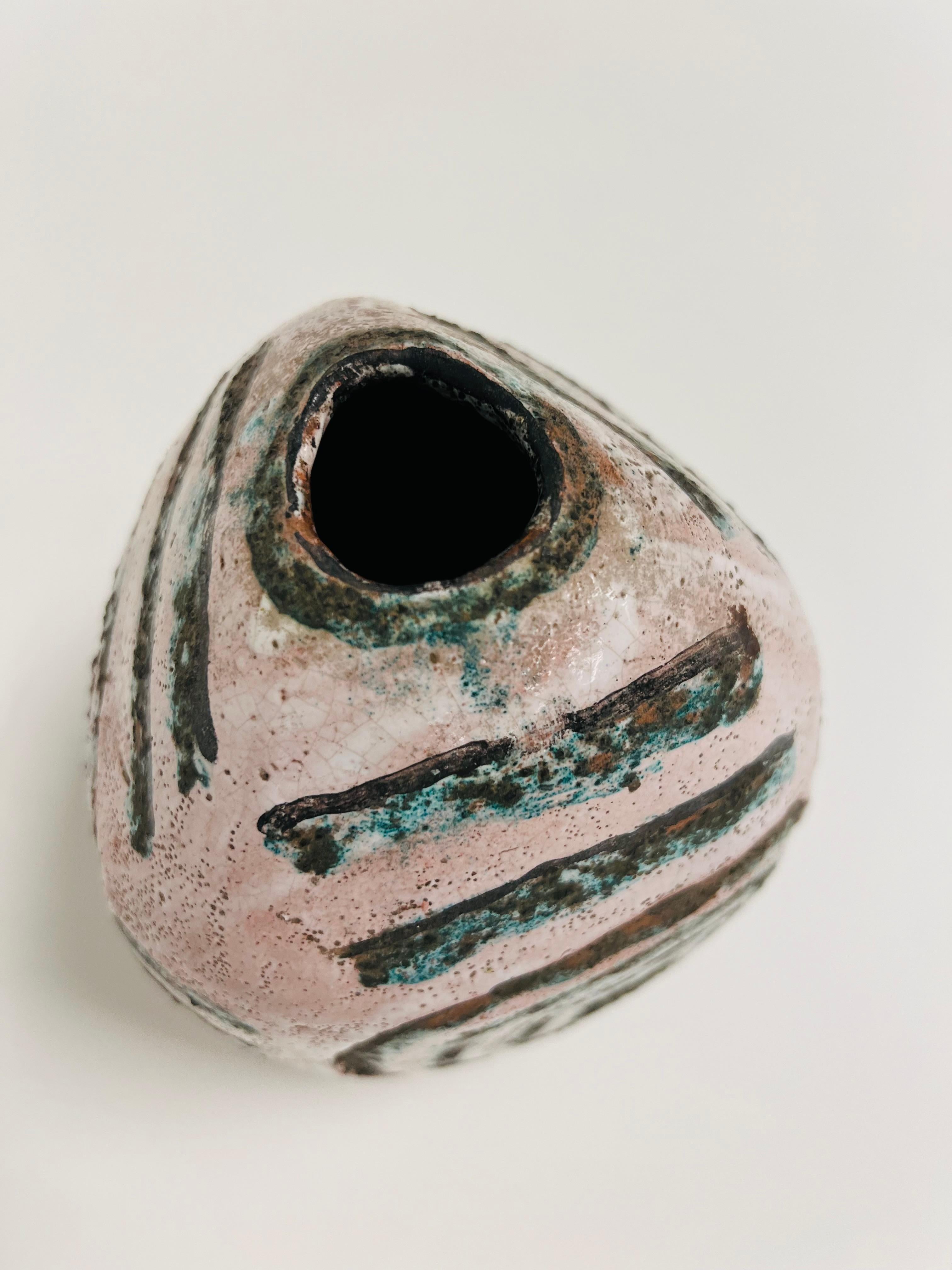 Francese Vaso in ceramica firmato .Dubois in vendita