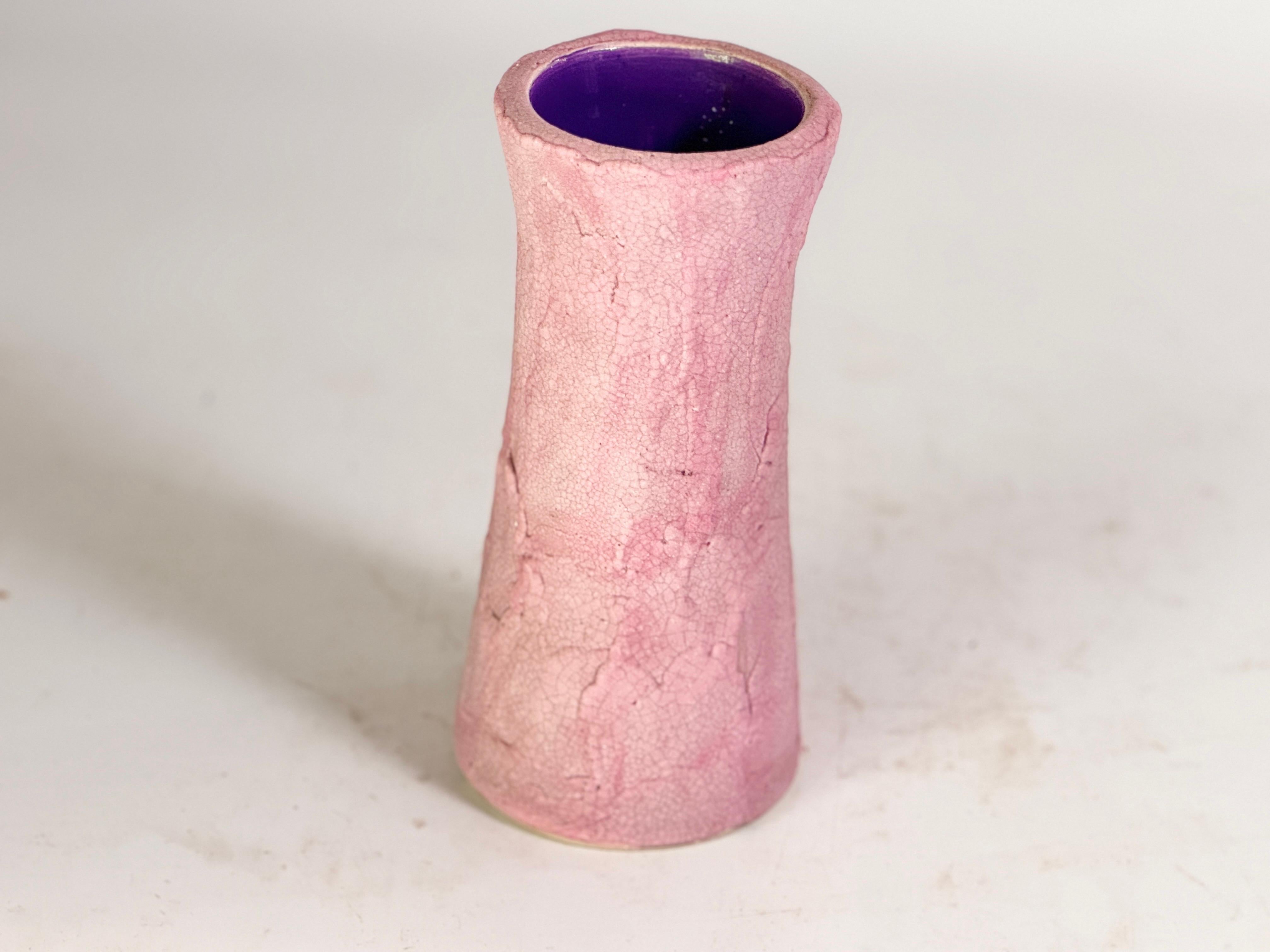 Vase en céramique émaillée par Gilbert Valentin, années 1950 Vallauris signé Bon état - En vente à Auribeau sur Siagne, FR