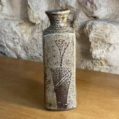 Jarrón en cerámica esmaltada de Gustave Tiffoche