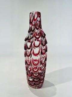 Vaso in vetro di Murano attribuito  a Ercole Barovier circa 1955