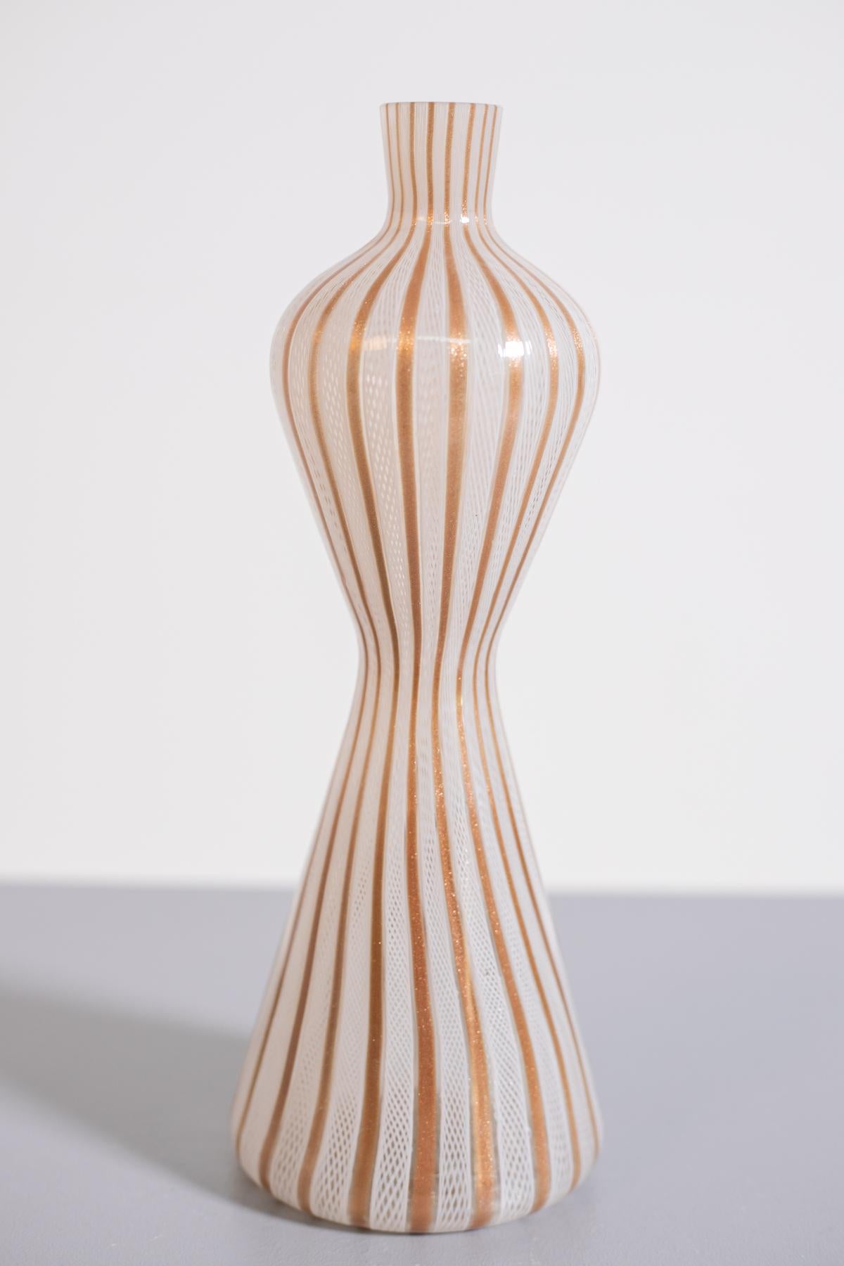 Italian Vase in Murano glass by Paolo Venini, 1950s