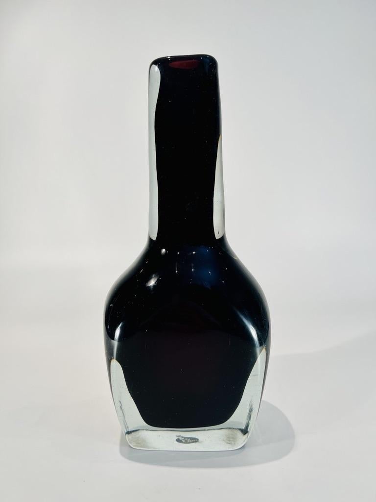 Incredible vase in Murano glass by Seguso Vetri d'Arte circa 1950