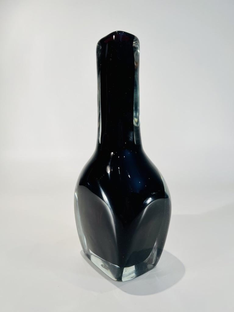 International Style Vase in Murano Glass by Seguso Vetri d'Arte 1950 For Sale