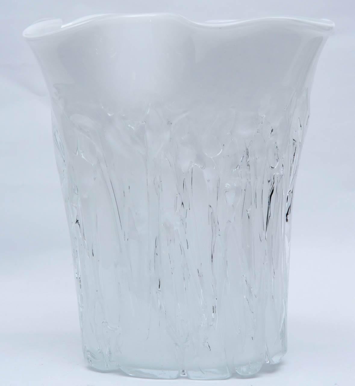 Vase in Murano glass.