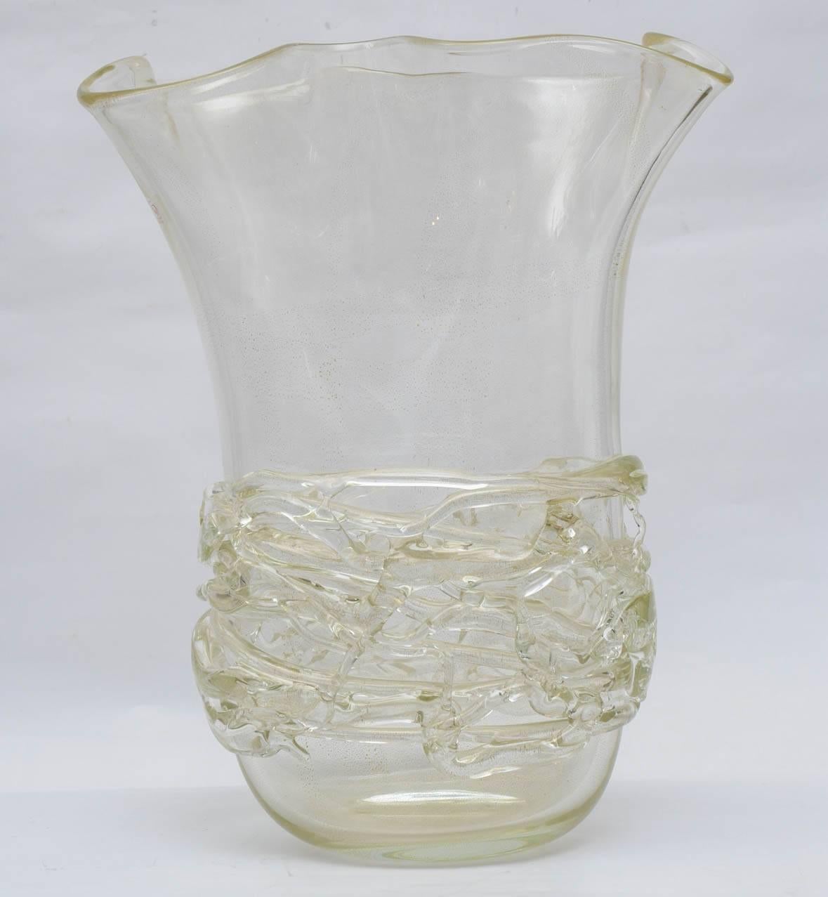 Vase in Murano glass.