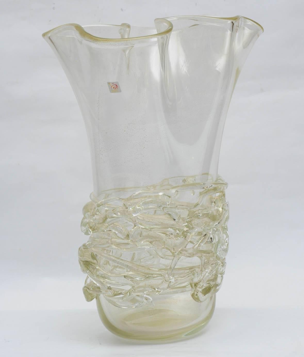 Late 20th Century Vase in Murano Glass