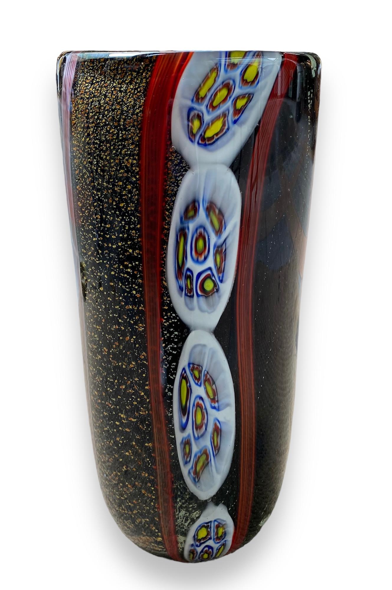 Vase aus Muranoglas  im Angebot 5