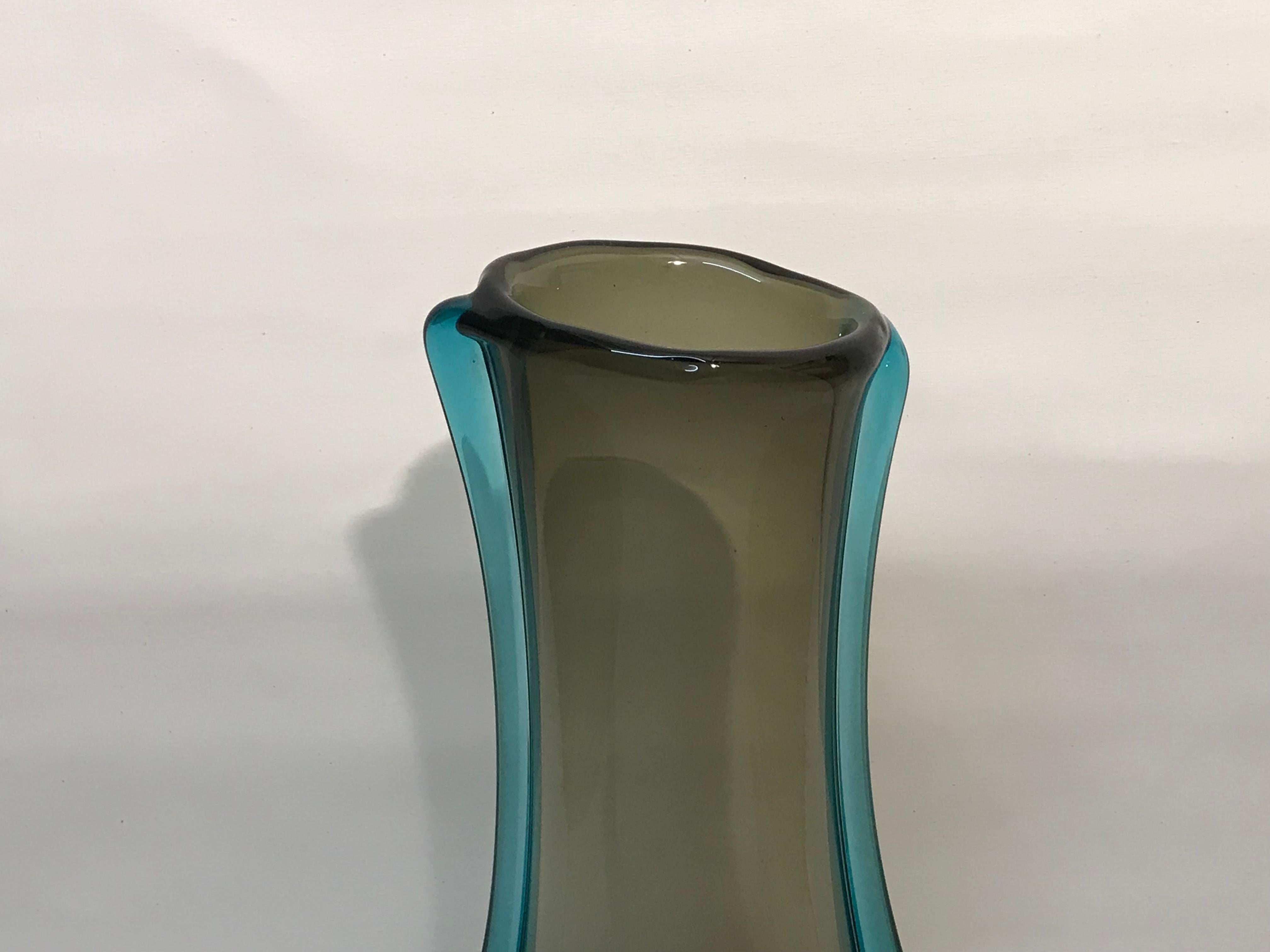 Art Deco Vase in Murano, Italian, 1920 For Sale