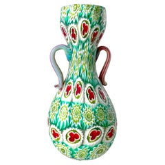 Vase in murrina, classic piece by FRATELLI TOSO MURANO, 1950