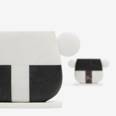 Nouveau vase moderne, disponible en différents marbres, créé par Matteo Cibic
