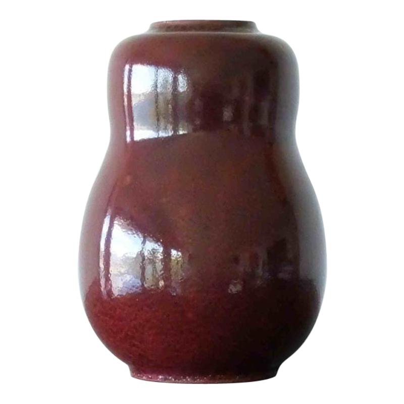 Vase in Oxblood Glaze