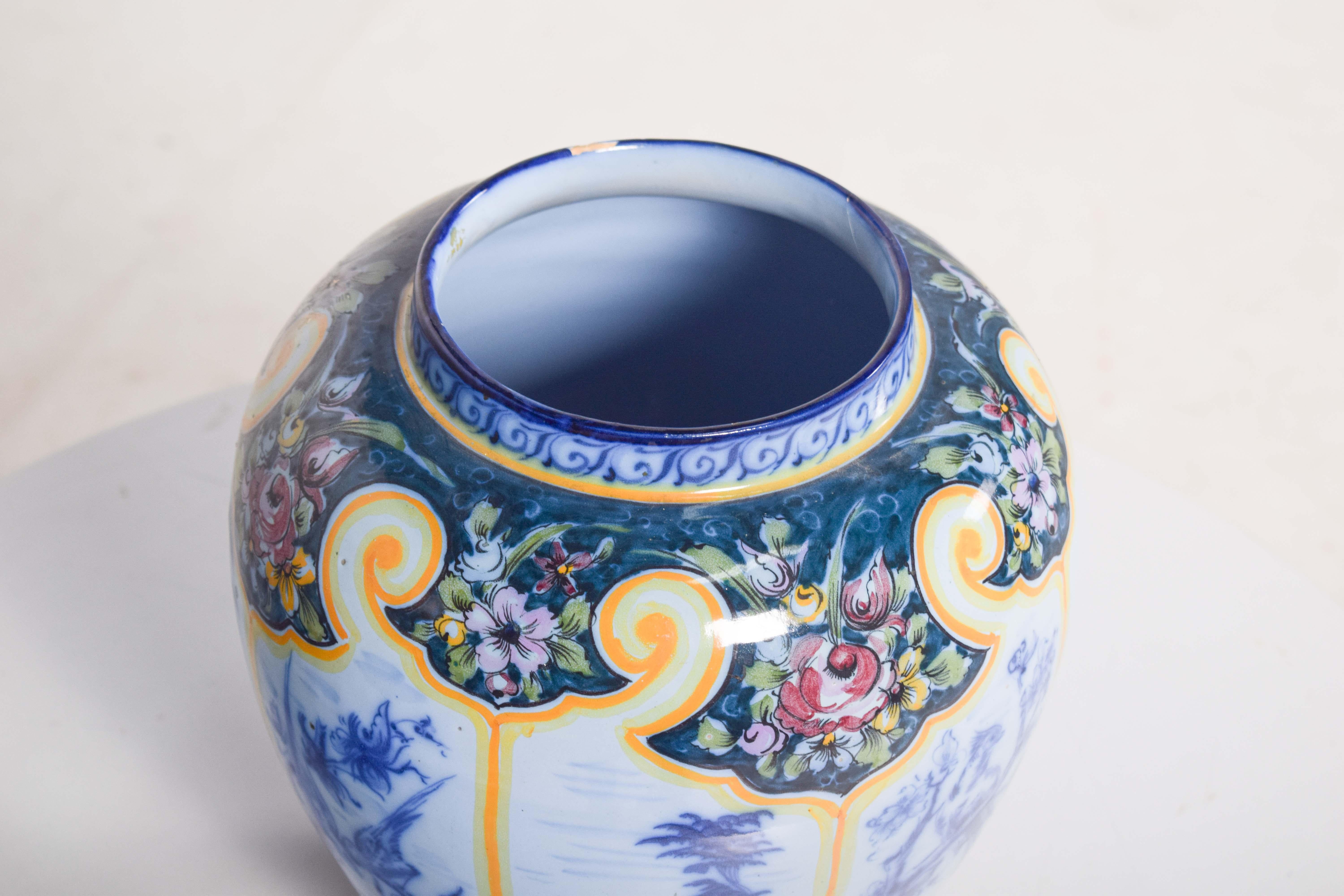 Vaso in ceramica portoghese, AB Alcobaça J Luiz In condizioni discrete in vendita a Lisboa, Lisboa