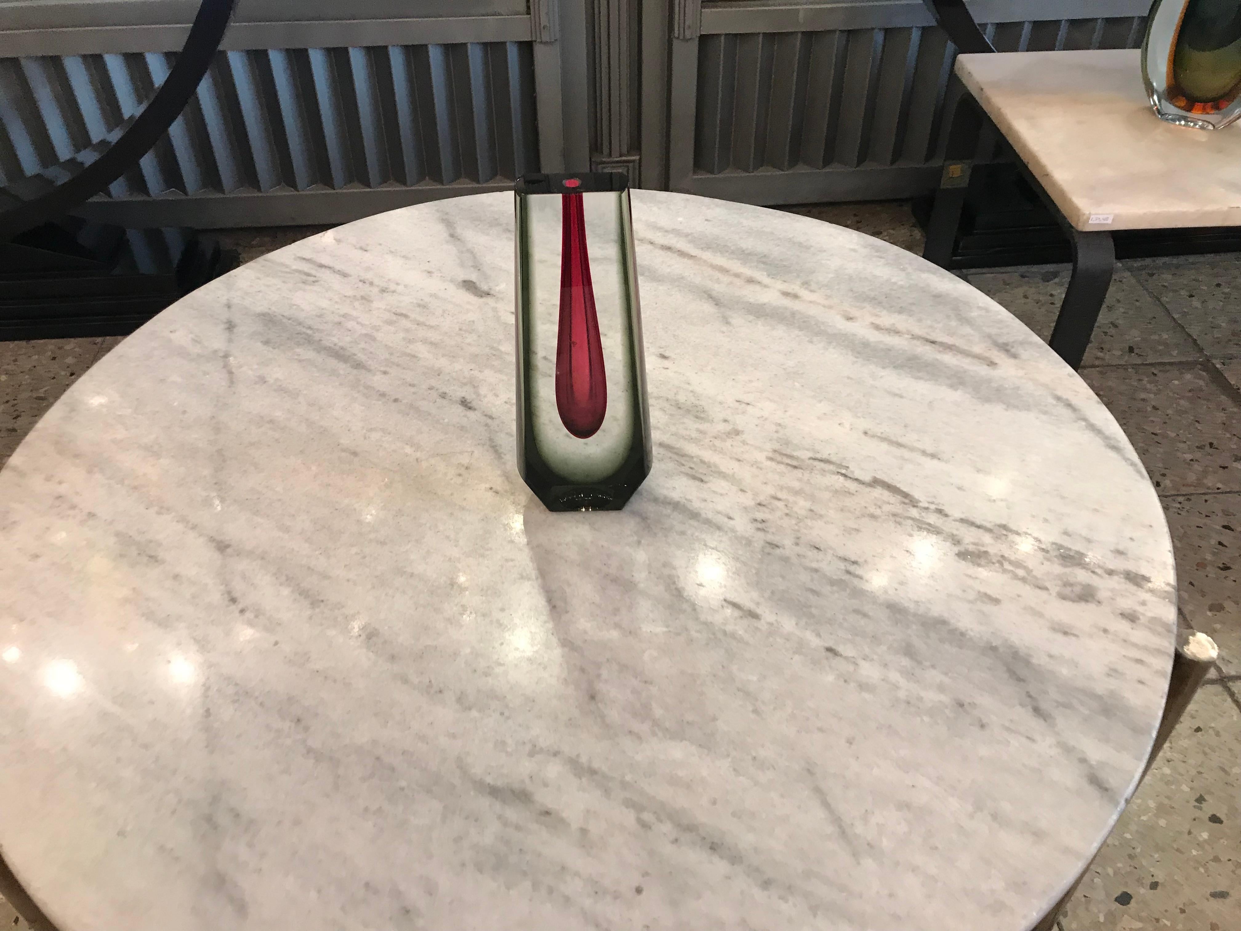 Inizio XX secolo Vaso di Murano rosso, italiano, 1920 in vendita