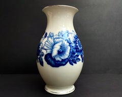 Vase Ivory White Porcelain Vase KPM BAVARIA German Porcelain 50s