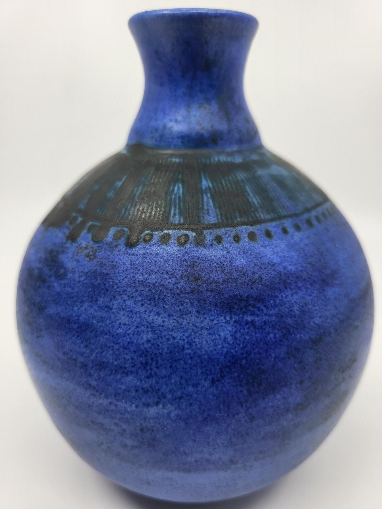 Europeo Vaso Jacques Blin en céramique 
